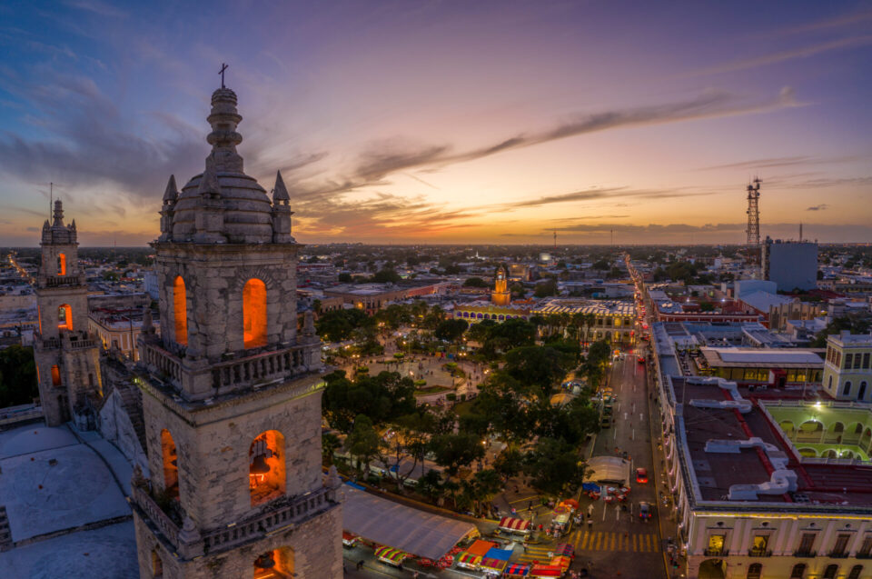 Mérida Parque PlazaGrande CentroHistórico ÁnguloPicado Atardecer 27 (1)